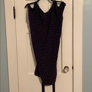 Jolie poppy print slip dress